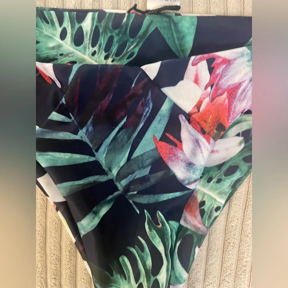 Tropical Floral Triangle Bikini Small